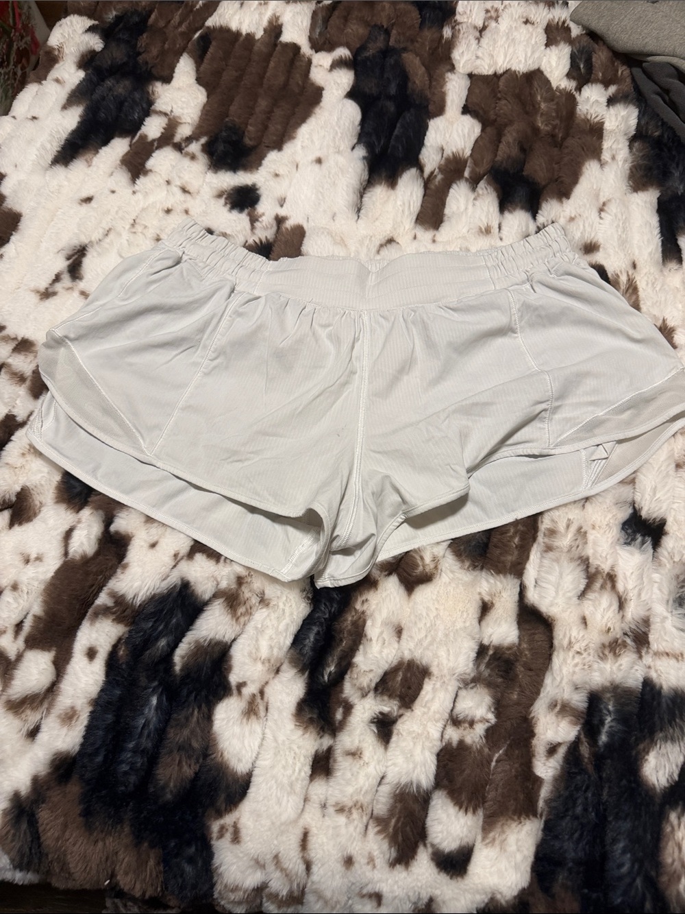 lululemon athletica Light Gray Women's Athletic Shorts